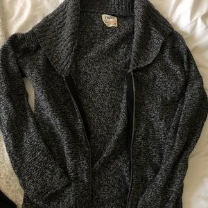 TNA zip up sweater
